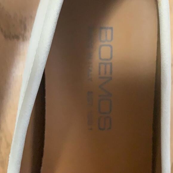 BOEMOS LEATHER MOCCASINS MADE IN ITALY SIZE 8 - Picture 4 of 4